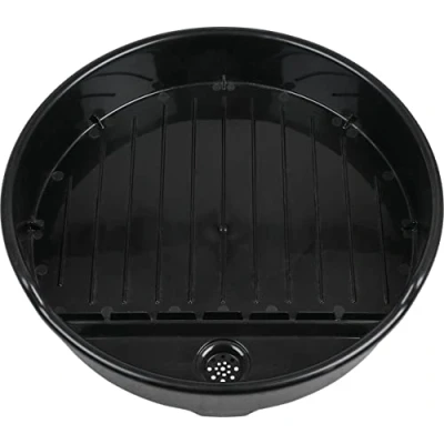Abbildung von KS Tools 150.9209 Polyethylen Fasstrichter mit Sieb, 30 l, Schwarz