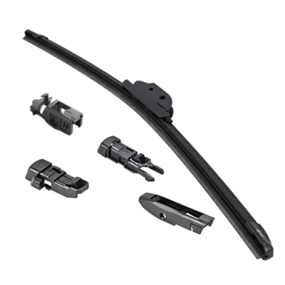 Abbildung von cartrend Flachbalkenwischer FB48, Länge: 480mm, Auto Scheibenwischer aerodynamisch, Wischerblatt für Frontscheibe, schwarz, 1 Stück