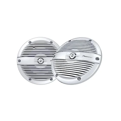 Abbildung von Pioneer TS ME650FC Marinetauglicher 2 Wege Koaxial Lautsprecher (250 W), 16.5 cm, Dauerleistung 75 W, Gitter in Perlmutt Weiss