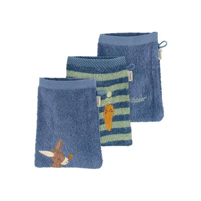 Abbildung von Sterntaler 3PACK Strandtuch für Kinder, Größe: One Size, Mittelblau
