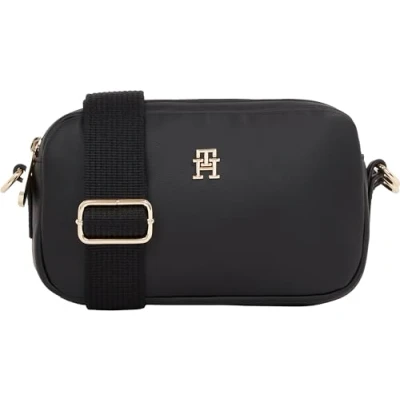 Abbildung von Tommy Hilfiger Poppy Reform Camera BAG Umhängetasche, Damen, Größe: One Size, Black