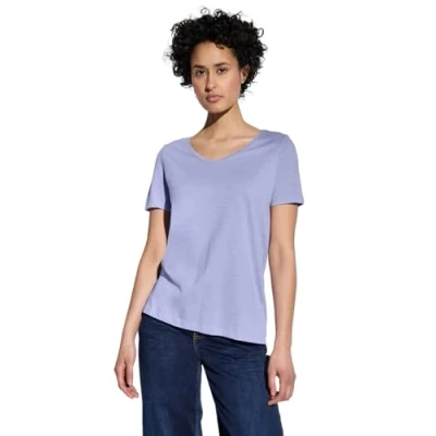 Abbildung von Street One Tshirt basic, Damen, Größe: 46, Lila