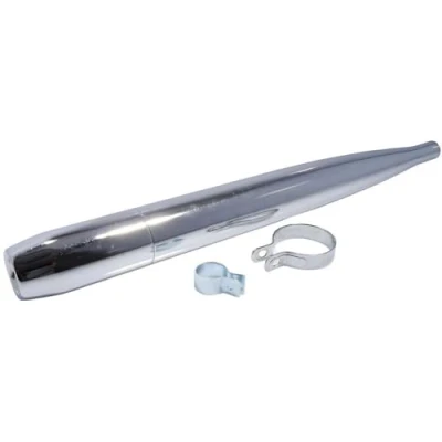 Abbildung von 2EXTREME Auspuff Chrom kompatibel für Hercules Prima M 2 3 4 5 Mofa, Optima