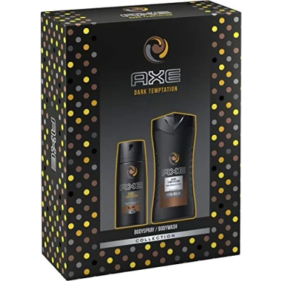 Abbildung von Axe Geschenkset Dark Temptation Duschgel 250 ml und Deospray, 150 ml, 2er Pack