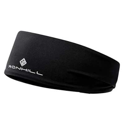 Abbildung von Ronhill Unisex Reversible Revive Headband Stirnband, All Black, M/L