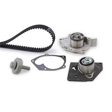 Abbildung von GATES KP25552XS Wasserpumpe + Zahnriemensatz mit Tru Power RENAULT: LAGUNA 2 Grandtour, ESPACE 4,