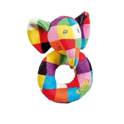 Abbildung von Rainbow Designs Elmer Ring Rattle