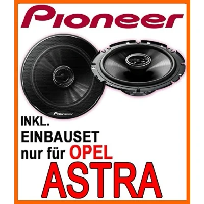 Abbildung von Opel Astra F, G, H Lautsprecher Pioneer TS G1732i 16cm Einbauset