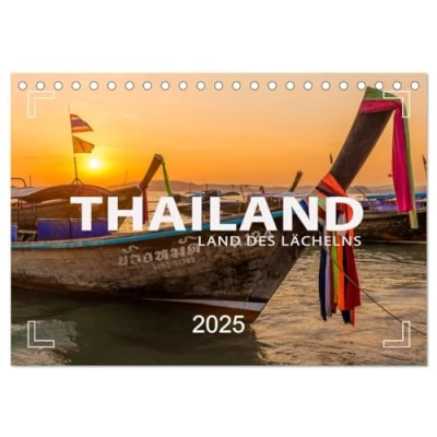 Abbildung von THAILAND Land des Lächelns (Tischkalender 2025 DIN A5 quer), CALVENDO Monatskalender