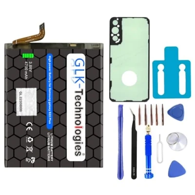 Abbildung von High Power Ersatzakku kompatibel mit Samsung Galaxy S22 Plus (S906B) EB BS906ABY GLK Technologies® Battery accu 4700 mAh Akku inkl. Profi Werkzeug Set Kit NUE