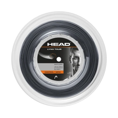 Abbildung von HEAD Unisex Adult Lynx Tour Rolle Tennis Saite, Schwarz, 1.30 mm / 16 g
