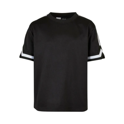 Abbildung von Urban Classics Oversized Stripes Tshirt basic für Kinder, Größe: 146/152, Black