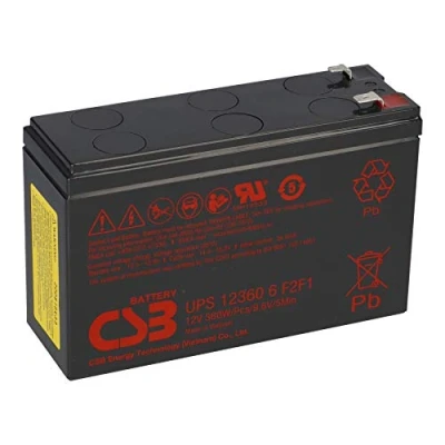 Abbildung von CSB AGM Bleiakku 12V 7Ah UPS123606 F2F1 extrem hochstrom Akku USV UPS UPC