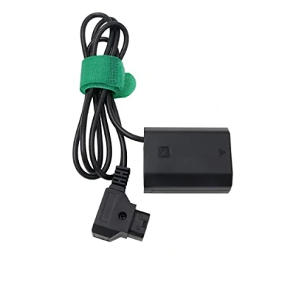 Abbildung von HangTon D tap zu NP FZ100 Dummy Akku für Sony Alpha A7CR, A7C II, A7C, A9 A6700 ZV E1, A7R IV, A1, V, A7s III, FX30 FX3, A7 A6600, A9R A9S Kamera