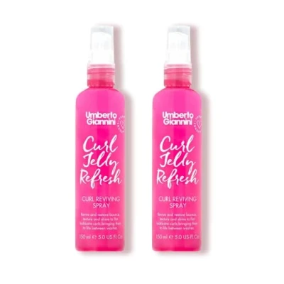 Abbildung von Umberto Giannini Curl Jelly Refresh Refreshing Styling Spray for Zero Frizz, Defined Curls Moisturizing &amp; Scrunch and Wavy Hair 2 Pack