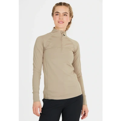 Abbildung von Whistler Funktions Langarmshirt, Damen, Größe: 36, Simply taupe