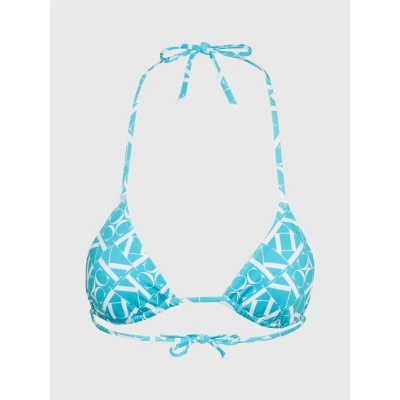 Abbildung von Calvin Klein Swimwear Triangel Bikini Top &quot;TRIANGLE RP PRINT&quot;, mit Bindeband