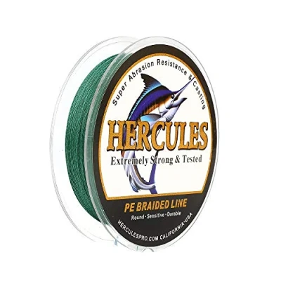 Abbildung von Hercules Super Cast 100m 2000m 109 2196 Yards Geflochtene Angelschnur 6lb 100lb Test für Salzwasser Süßwasser PE Geflecht Fischdraht Superline 4 Stränge