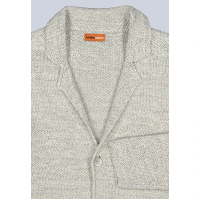Abbildung von Emilio Adani Strickjacke, Herren, Größe: Large, Silbergrau