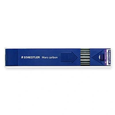 Abbildung von STAEDTLER Nachfüllmine für Fallminenstift Mars carbon, 2mm, Härtegrad 2B, Dose mit 12 Minen, 200 2B