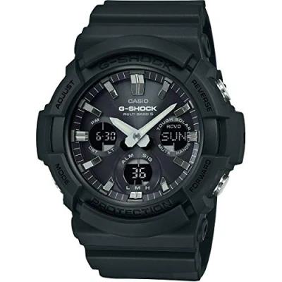 Abbildung von CASIO G SHOCK Funkchronograph GAW 100B 1AER, Quarzuhr, Armbanduhr, Herrenuhr, Weltzeit, bis 20 bar wasserdicht