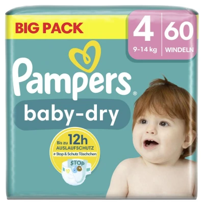 Abbildung von Pampers® Windeln Baby Dry Größe 4 70ST für Babys und Kleinkinder (4 18 Monate)
