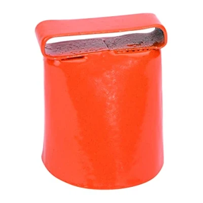 Abbildung von Januel Art: Uni Gof50056 Klingelglocke aus Stahl, Orange Nr. 0, Höhe 30 mm, Fluo, Hauteur 35mm