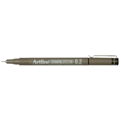 Abbildung von Fineliner Artline Drawing Pen EK232, 0,2 mm, sort