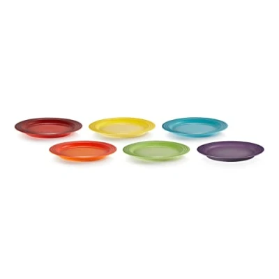 Abbildung von Le Creuset Frühstücksteller Rainbow 6 Stück