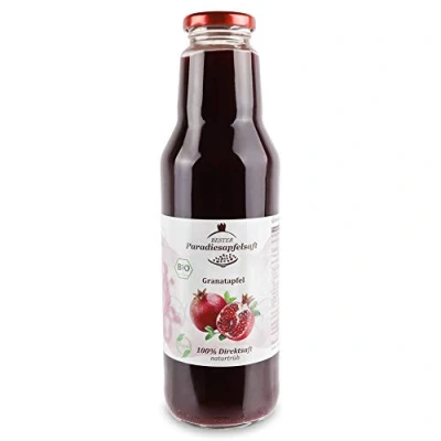 Abbildung von Bio Granatapfelsaft 100% naturtrüber Direktsaft 12 x 750 ml aus reiner Kernpressung