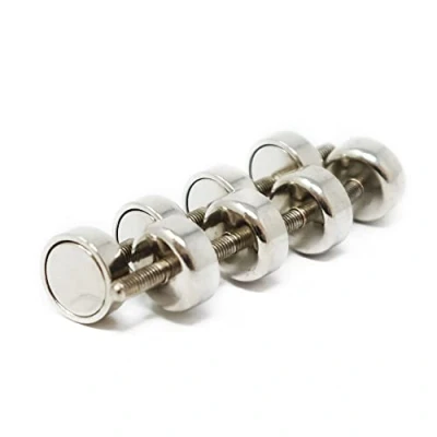 Abbildung von N42 Neodym Topf Magnet Mit M3 Bolzen Für Kunst, Kunsthandwerk, Modellherstellung 12mm Durchmesser x 5mm Dicke 4kg Zug Pack Von 20