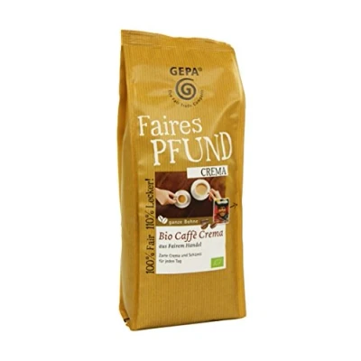 Abbildung von GEPA Faires Pfund Bio Caffè Crema Bohne 1 Karton ( 6 x 500g )