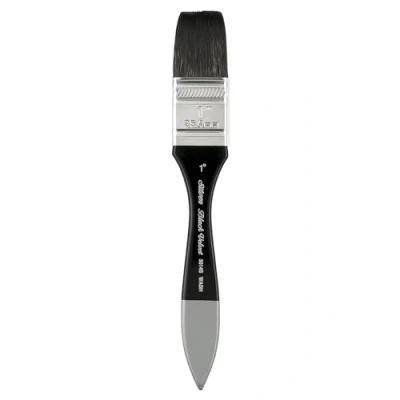 Abbildung von Silver Brush Limited 3014S1in Breiter Verwaschpinsel für Aquarellpinsel geeignet zum Verblenden kurzer Griff Größe 1 Zoll