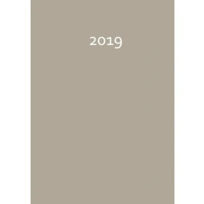 Abbildung von Kalender 2019 A5 taupe: 1 Woche auf 2 Seiten Wochenkalender