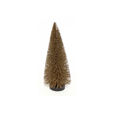 Abbildung von Werner Voß GmbH Dekobaum Winter Forest champagner mit Glimmer 15cm