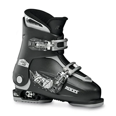 Abbildung von Roces Kinder Skischuhe Idea Up Größenverstellbar Verstellbarer Kinderskischuh, Black/Silver, 30 35
