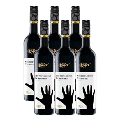 Abbildung von Feinkost Käfer Montepulciano d&#039; Abruzzo DOC Italien (6 x 0.75 l)