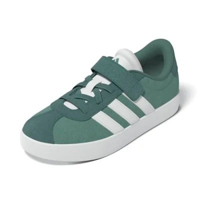 Abbildung von adidas VL Court 3.0 Hook and Loop Shoes Kids Schuhe, Powder Teal/Cloud White/Preloved Teal, 28.5 EU