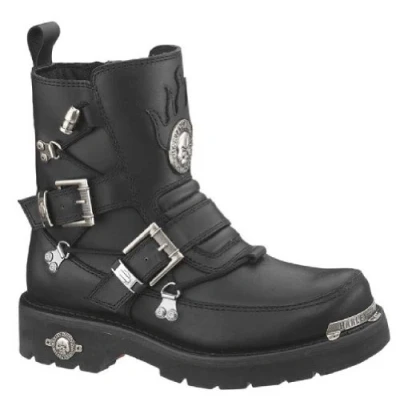 Abbildung von Harley Davidson Distortion Cowboy/Bikerstiefelette, Herren, Größe: 43, Black Schuhe