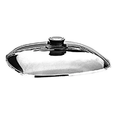 Abbildung von Lotus Gusspfannen Pfannendeckel Sicherheits Glasdeckel 26 cm Quadrat inkl. Deckelknopf