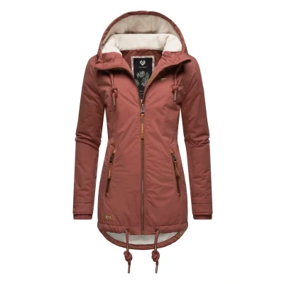 Abbildung von Ragwear Zuzka Wintermantel, Damen, Größe: XS, Terracotta