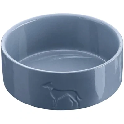 Abbildung von Hunter Tierbedarf Futternapf Keramik Napf Osby Glazed taubenblau für Hunde