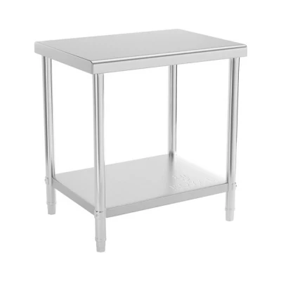Abbildung von Royal Catering RCAT 80/60 NW Edelstahltisch Fläche 80 x 60 cm Tragkraft 190 kg Ebenen 2