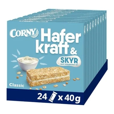 Abbildung von Haferriegel Corny Haferkraft Skyr Classic, ohne Zuckerzusatz, 24x40g