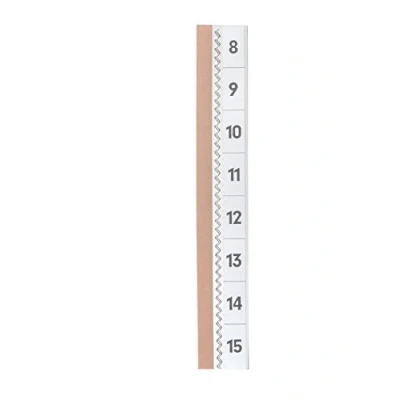 Abbildung von Durable Selbstklebereiter Tabfix 200x10 2 zeilig transparent VE=5 Stüc