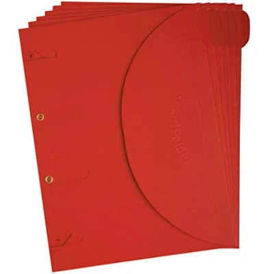 Abbildung von Smartfolder Rot Packung mit 100 Aufbewahrungstaschen Format A4