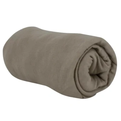 Abbildung von babyCalin Spannbettlaken 40x80 cm aus Baumwolle Taupe
