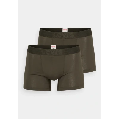 Abbildung von Levi&#039;s MEN Brief 2 PACK Panties, Herren, Größe: Small, Khaki