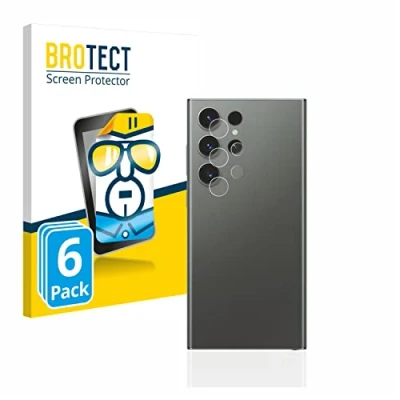 Abbildung von BROTECT (6 Stück Schutzfolie für Samsung Galaxy S23 Ultra (NUR Kameraschutz) Displayschutz Folie Klar
