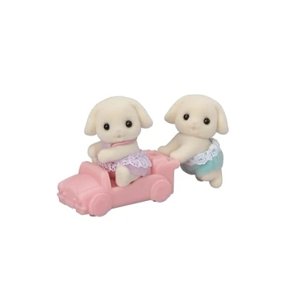 Abbildung von Sylvanian Families 5737 Kaninchen Zwillinge Figuren für Puppenhaus